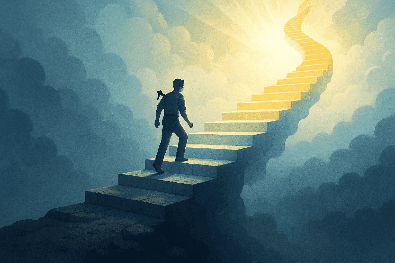 Inspirational image for perseverance and achieving dreams